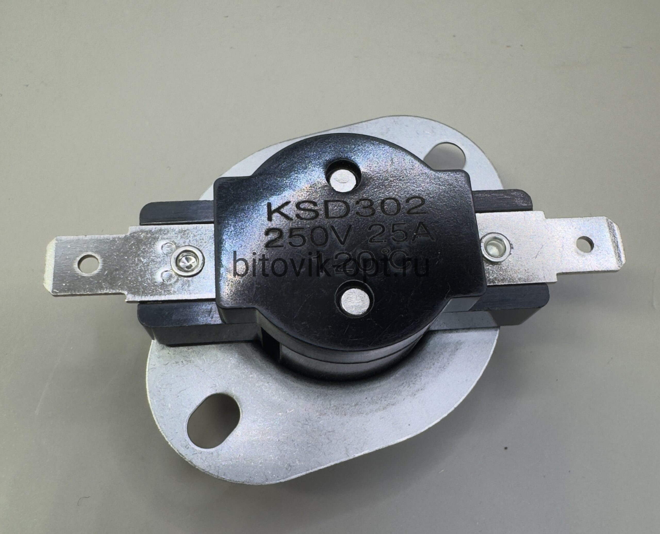 Термодатчик для печей KSD302 250V 25А 120гр.