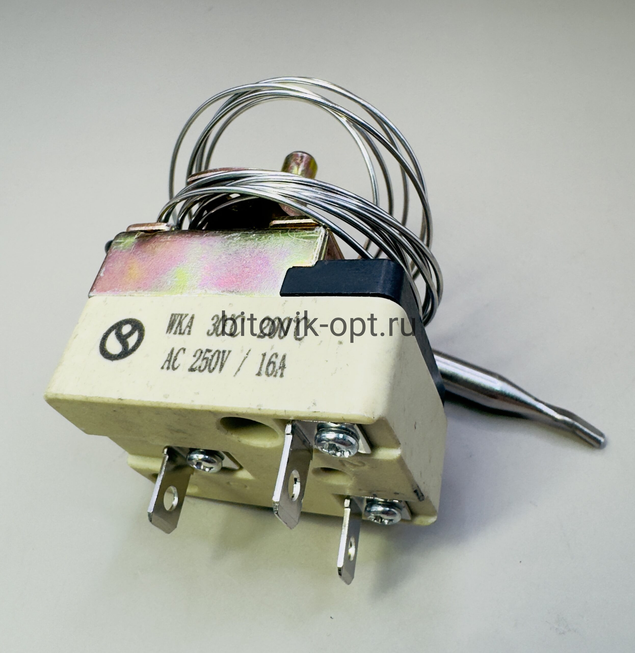 Терморегулятор 30°-200° градусов 250V 16A 1.5м