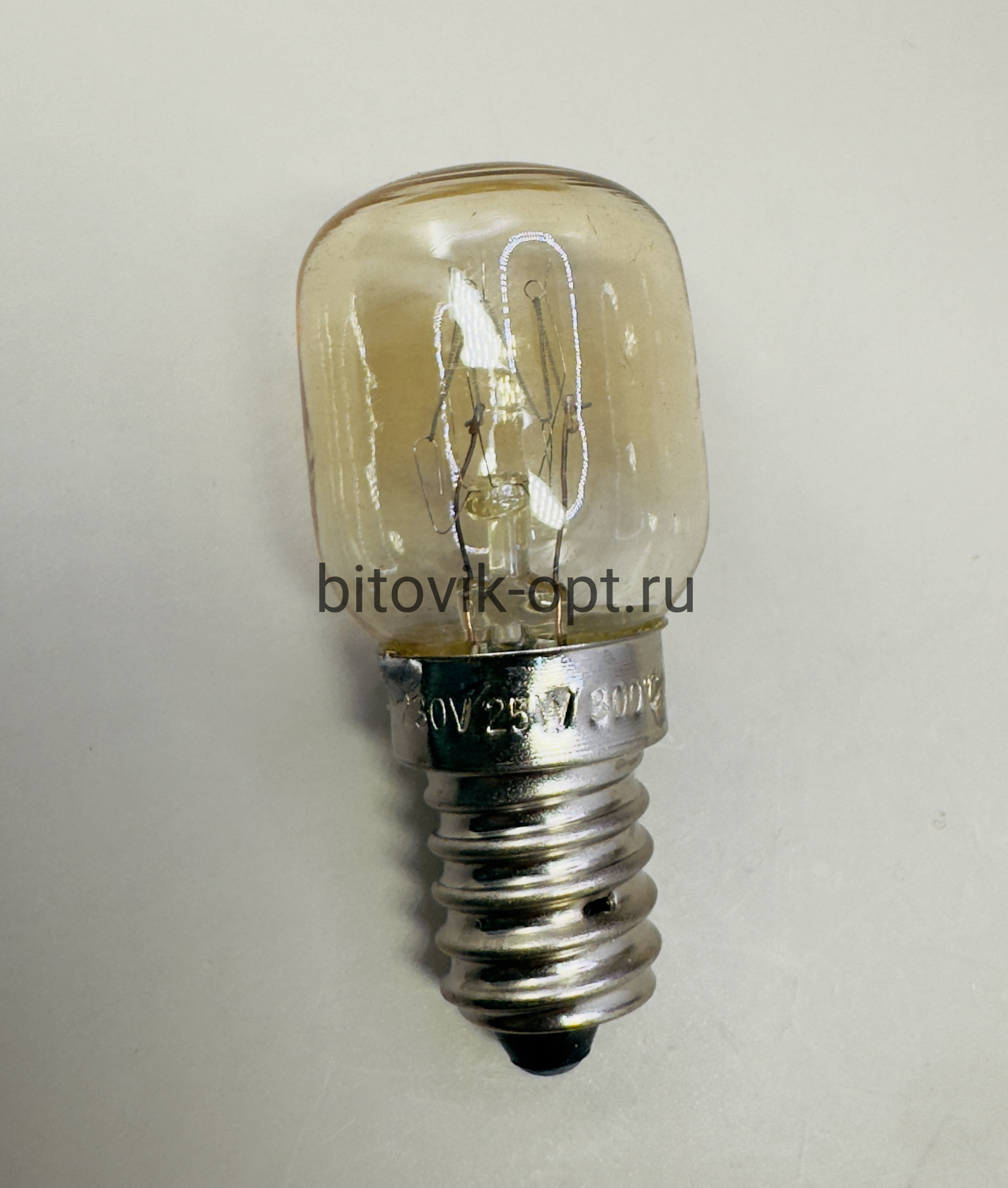 Лампочка жаростойкая к духовому шкафу Е14 25W 300° 220V-240v