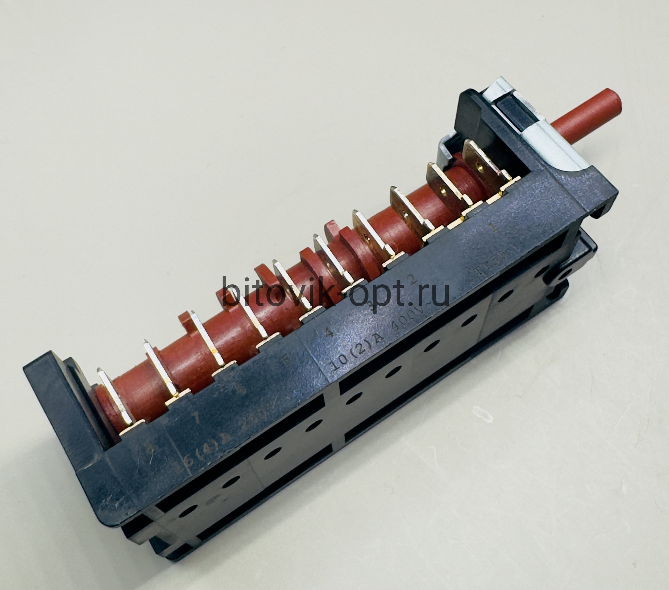 Переключатель режимов карболит. 800804K 8006K 16(4)А 250V 10поз. Candy, Amica, Hansa, Kaizer, Orion, Beko и др — изображение 4