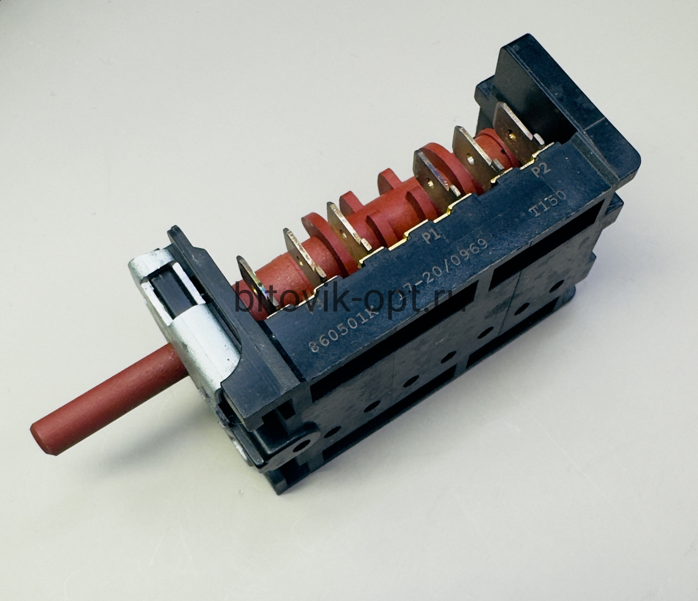 Переключатель режимов карболит. 860501K 8633К 16(4)А 250V 6поз. Candy, Amica, Hansa, Kaizer, Orion, Beko и др. — изображение 2