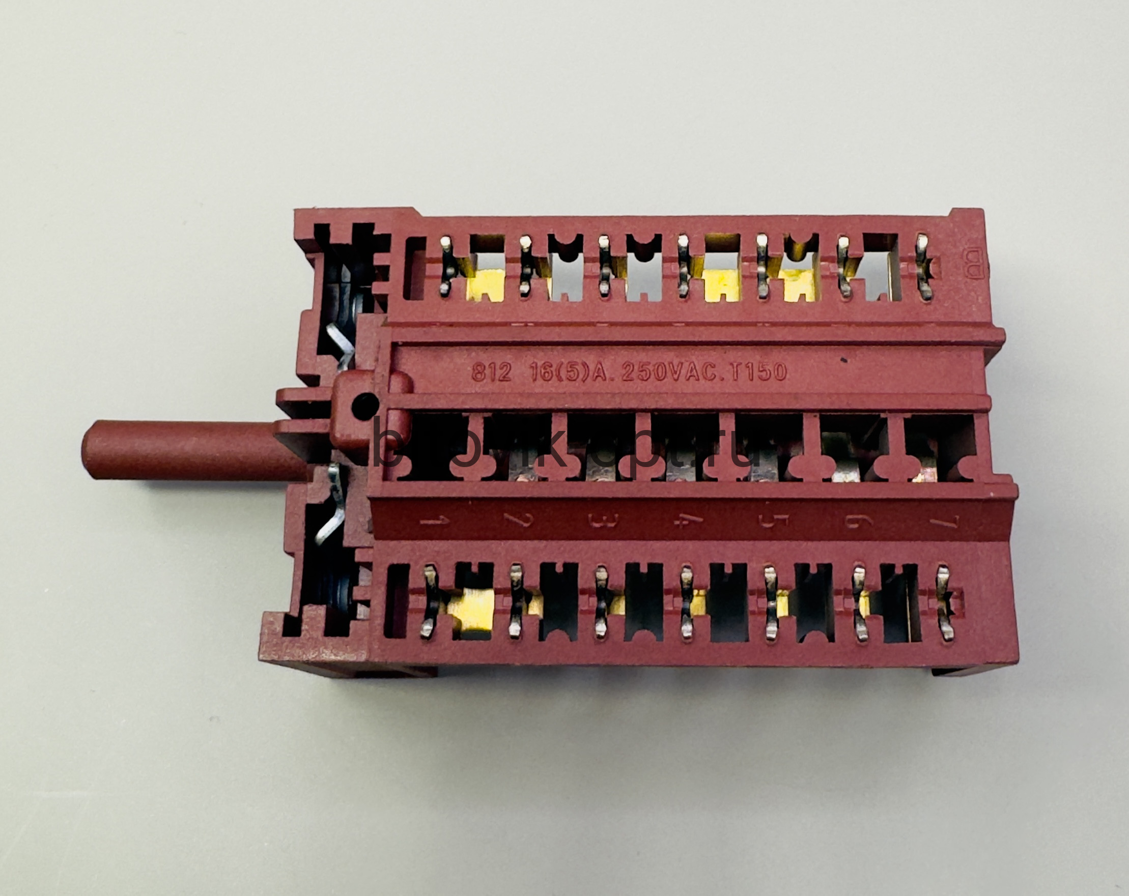 Переключатель для плиты "HANSA" 16(5)А 250V 870628 8731 7поз. — изображение 2