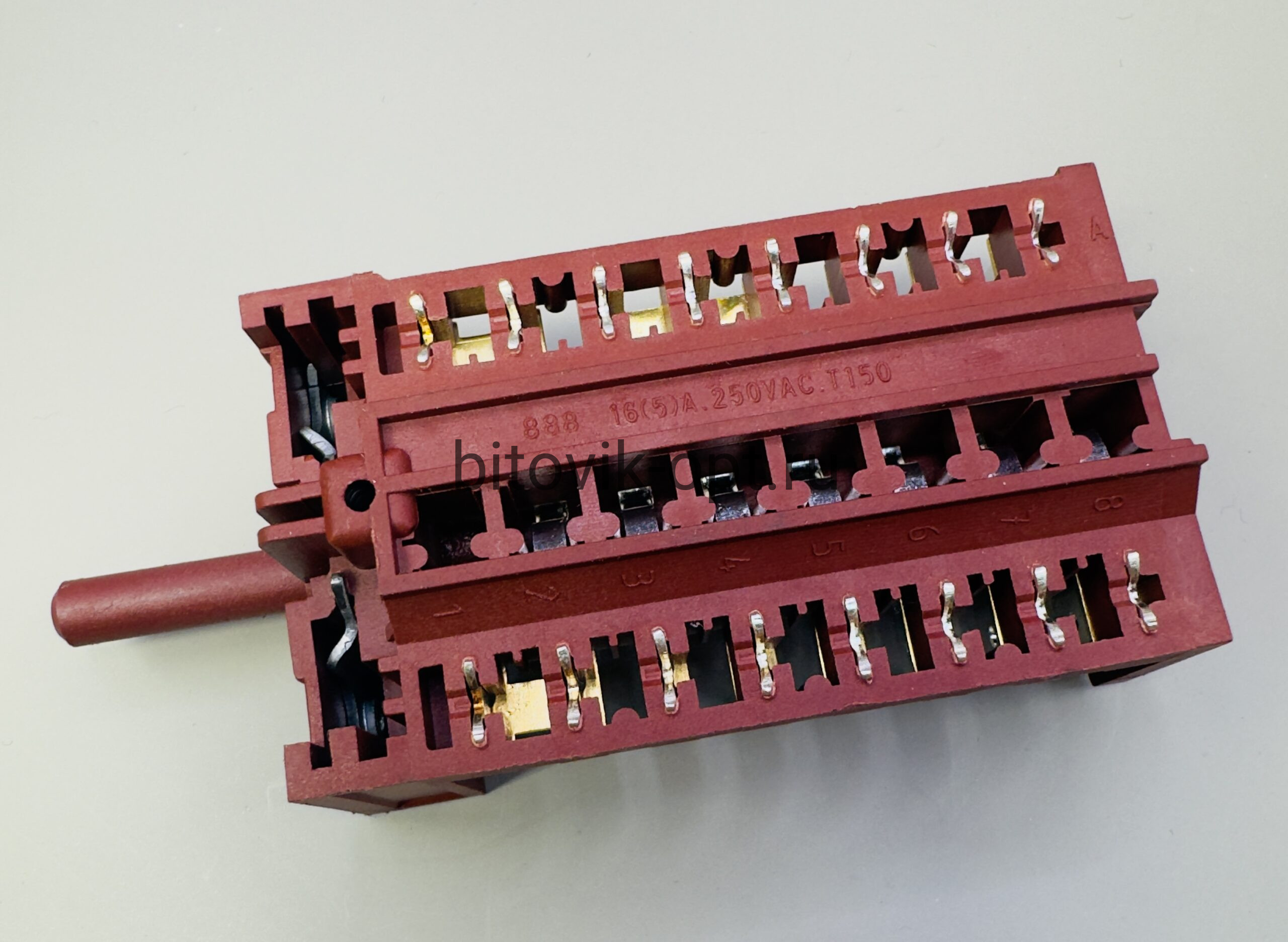 Переключатель конфорки 7поз. Веко 250V 16A — изображение 2